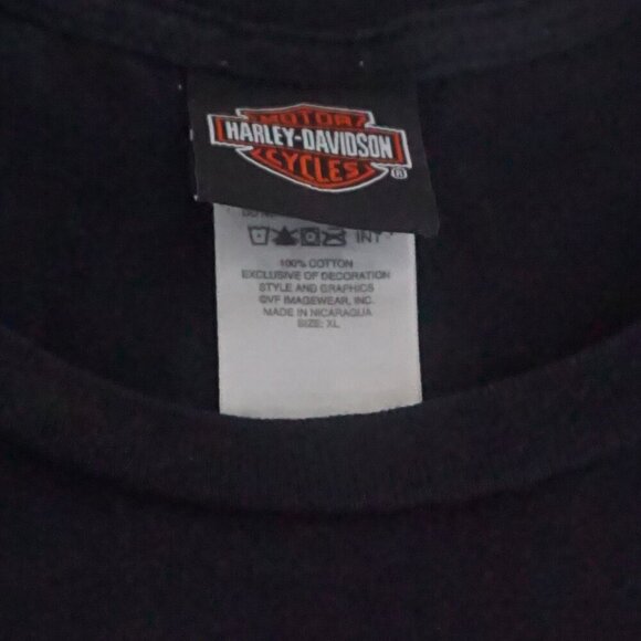 Harley-Davidson '14 Desperado Mcallen Texas Black Cotton Short Sleeve Shirt XL - Picture 4 of 9